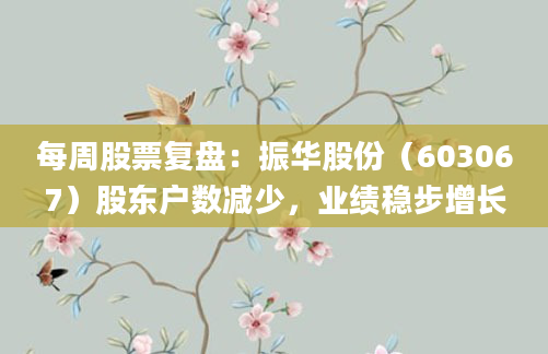 每周股票复盘：振华股份（603067）股东户数减少，业绩稳步增长
