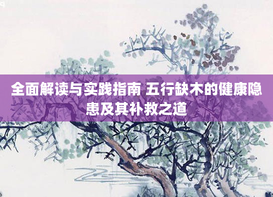 全面解读与实践指南 五行缺木的健康隐患及其补救之道