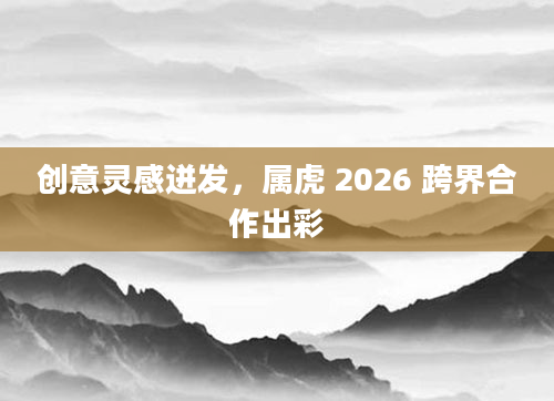 创意灵感迸发，属虎 2026 跨界合作出彩