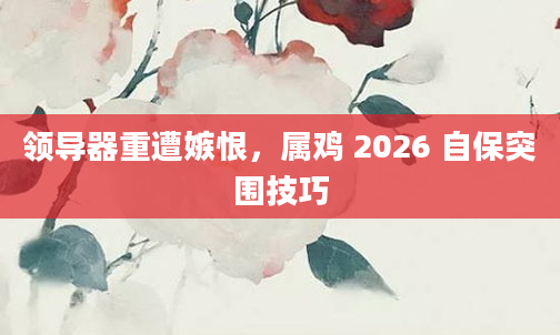 领导器重遭嫉恨，属鸡 2026 自保突围技巧