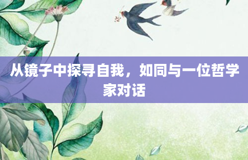 从镜子中探寻自我，如同与一位哲学家对话