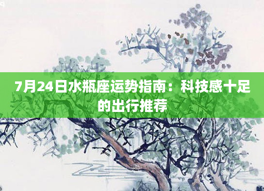 7月24日水瓶座运势指南：科技感十足的出行推荐