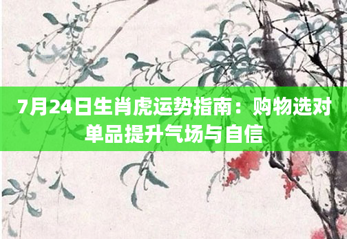 7月24日生肖虎运势指南:购物选对单品提升气场与自信